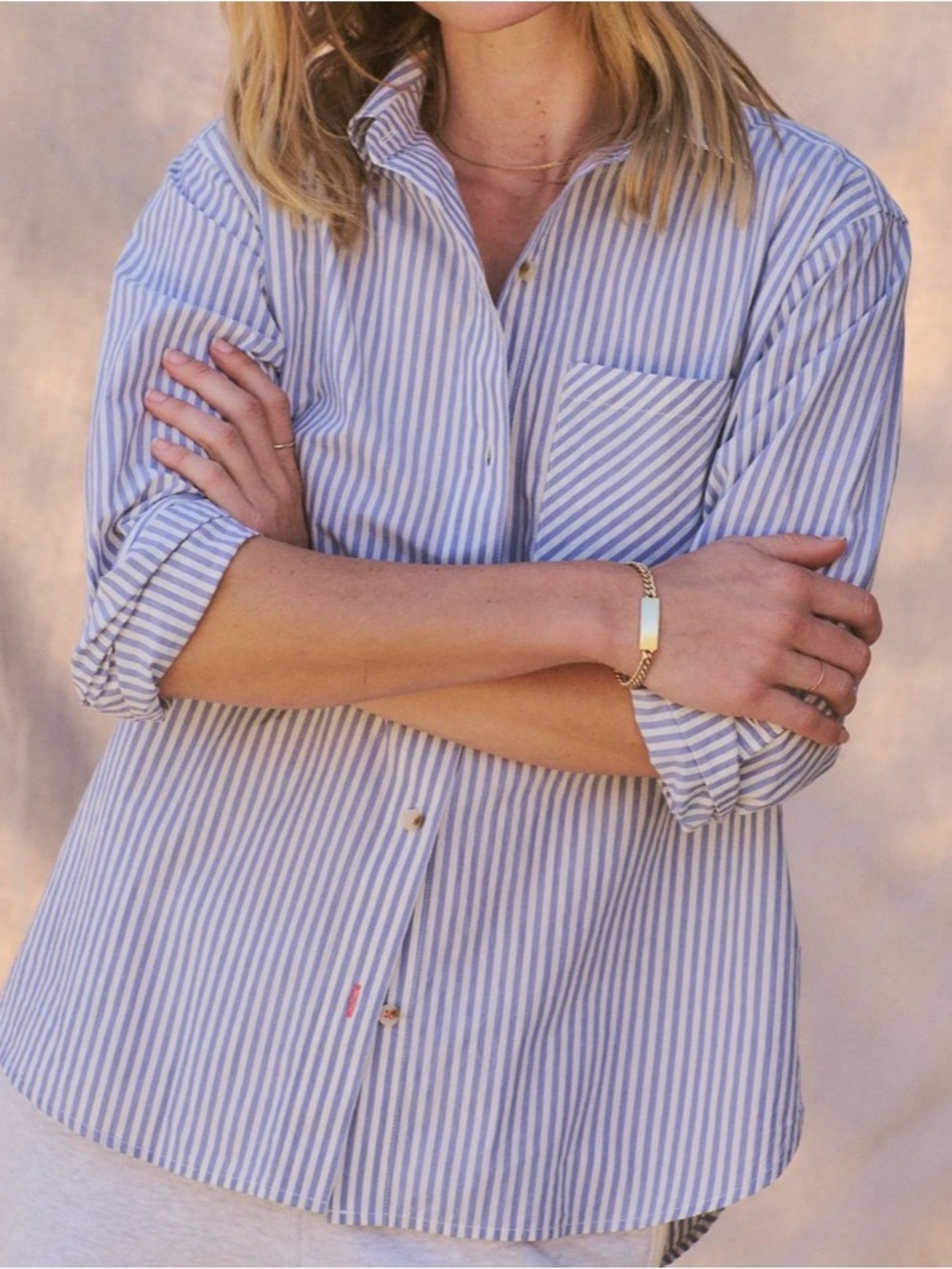 Jane Relaxed Cali Poplin Shirt -NWT -S